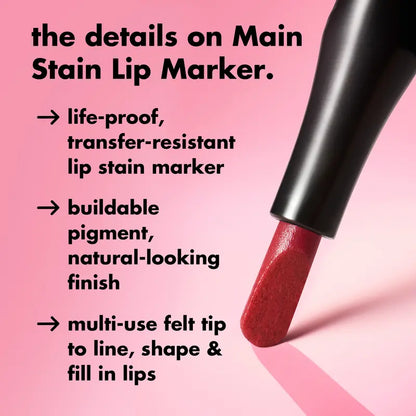 ✨𝑶𝒇𝒇𝒊𝒄𝒊𝒂𝒍 𝑺𝒕𝒐𝒓𝒆 - 50% OFF - Main Stain Lipliner Marker - Long-Lasting Lip Color Tool for Precise Lip Definition✨