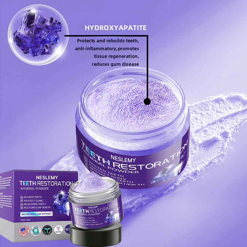 🏆Hot Sale⚡NESLEMY TeethRestoration Mineral Powder