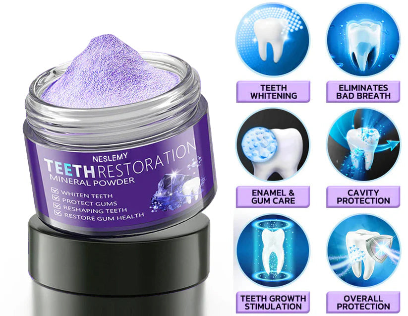 🏆Hot Sale⚡NESLEMY TeethRestoration Mineral Powder