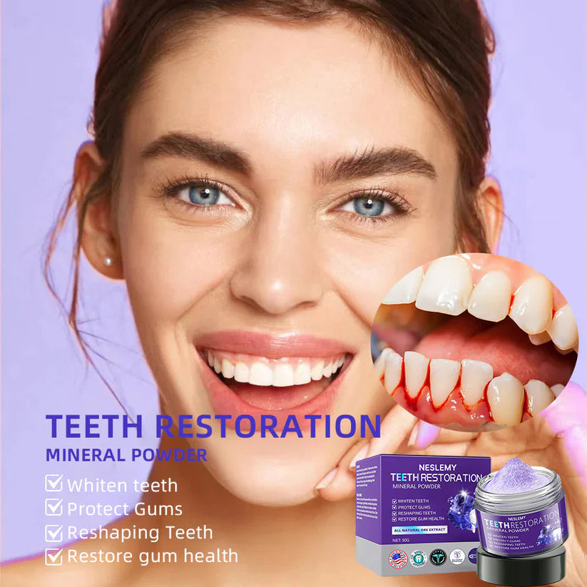 🏆Hot Sale⚡NESLEMY TeethRestoration Mineral Powder