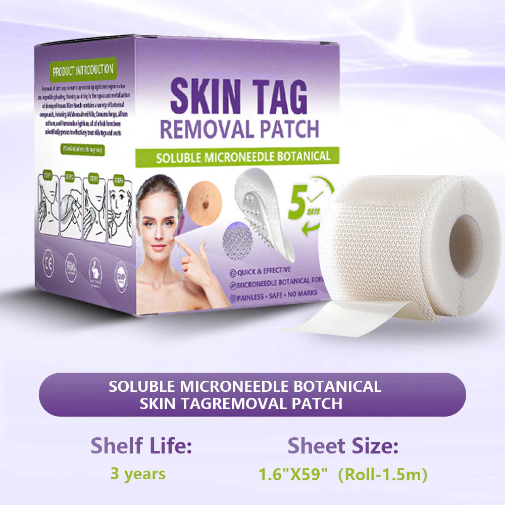 💖BUY 1 GET 1 FREE -✨LOVILDS™ SOLUBLE MICRONEEDLE BOTANICAL SKIN TAG REMOVAL PATCH