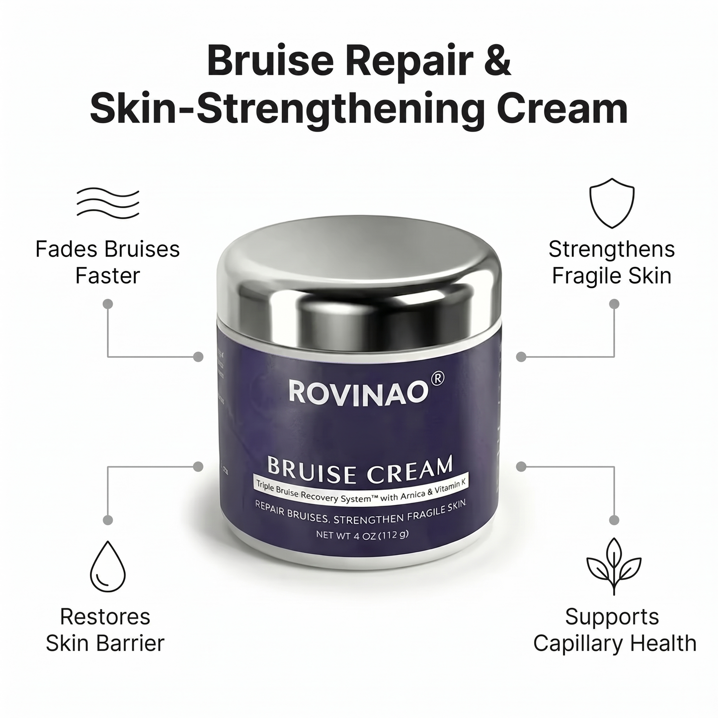 💥Buy 1 Get 1 Free💕- ROVINAO® Bruise Repair & Skin-Strengthening Cream