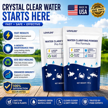 🌟 Official Store |⏱️ Crystal Clear in 24 Hours! | LOVILDS®Water Clarifying Powder